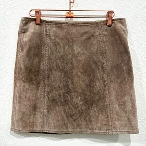Blank NYC 100% genuine suede leather mini skirt Size 27